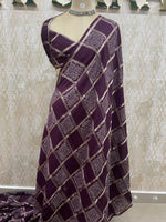 Wine Assam Silk Saree 23