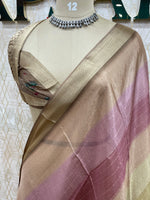 Brown Bombay Crepe Silk Saree 47