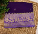 Purple Semi Silk Saree 25