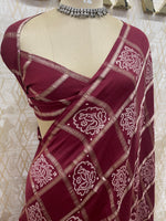 Red Assam Silk Saree 23