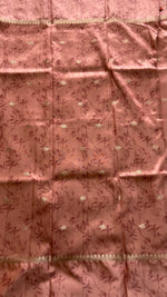 Pink Banarasi Soft tussarDigital print
