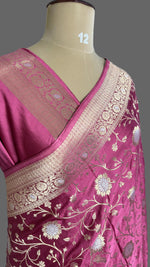 Pink Mashru Satin Silk Saree