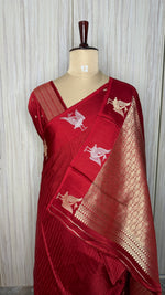 Red Mango Raw Silk