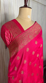 Pink Tussar silk