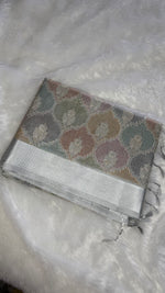 Silver Tissue Saree