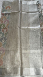 Silver Tissue Saree