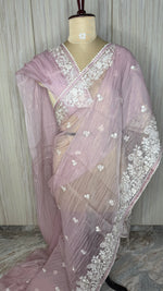 Pastel Pink Tissue Shimmer with Sequin