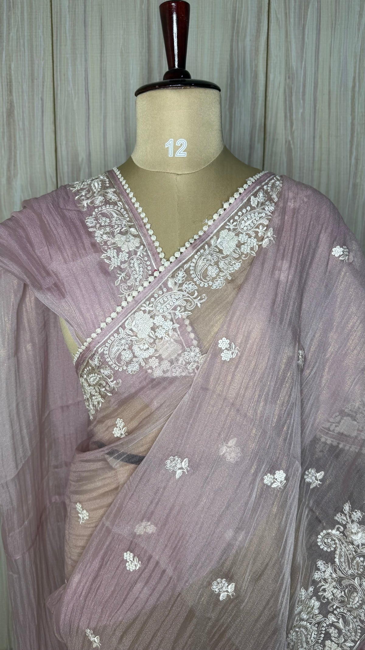 Pastel Pink Tissue Shimmer with Sequin