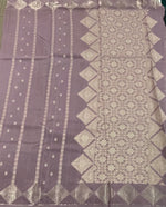 Onion Pink Tussur Saree 36