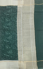 Green n Cream Assam Silk Saree 23