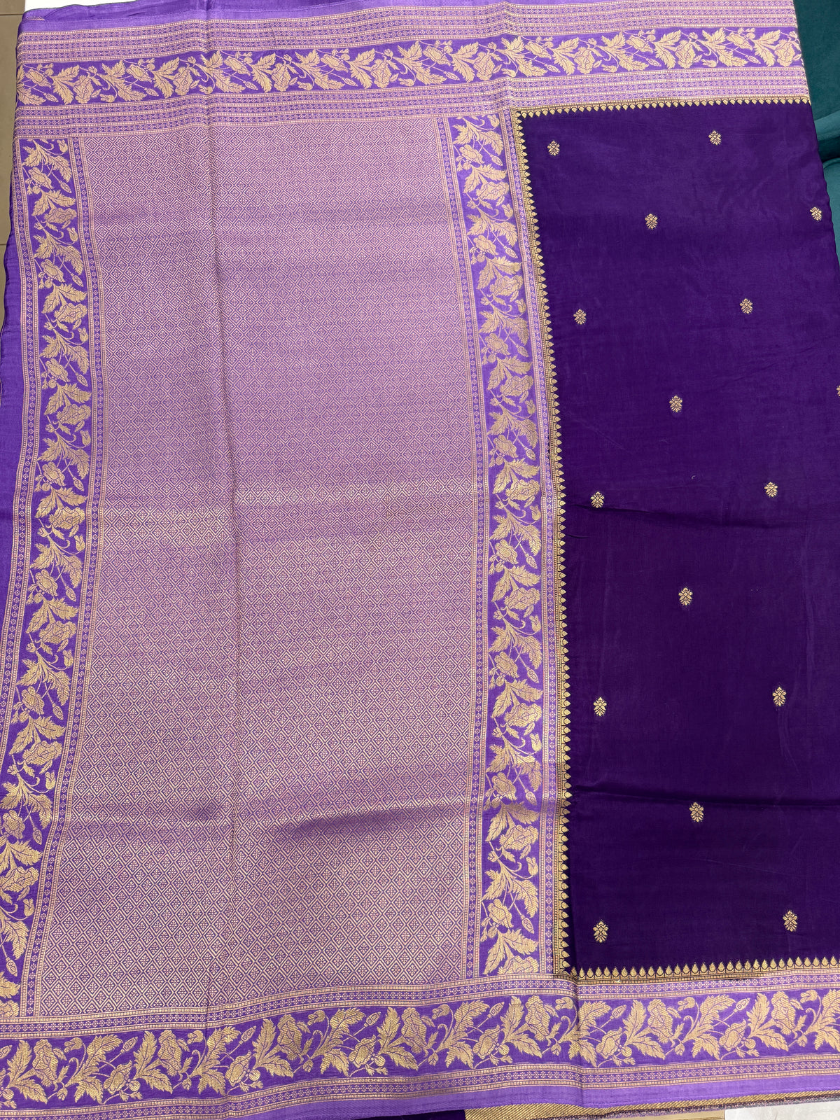 Purple Semi Silk Saree 25