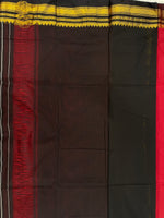 Red n Black Cotton Silk Ilkal Saree 10