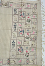 Cream Soft Tussur Embroidery Saree 21