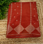 Orange Tussur Saree 36
