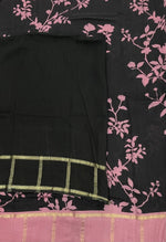 Baby Pink Assam Silk Saree 23