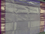 Lavender n pink Brocade Semi Kanchi Tissue Saree