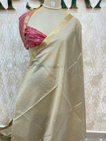 Cream Soft Tissue Saree 82