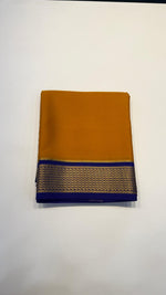 Musturd Yellow Pure Mysore Silk Crepe Saree 01