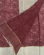 Pink n Cream Assam Silk Saree 23