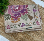 Beige Soft Tussur Cross Stitch Embroidery Saree 21