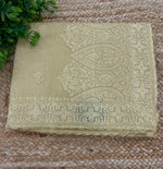 Pastel Gold Soft Tissue Embroidery Saree 17