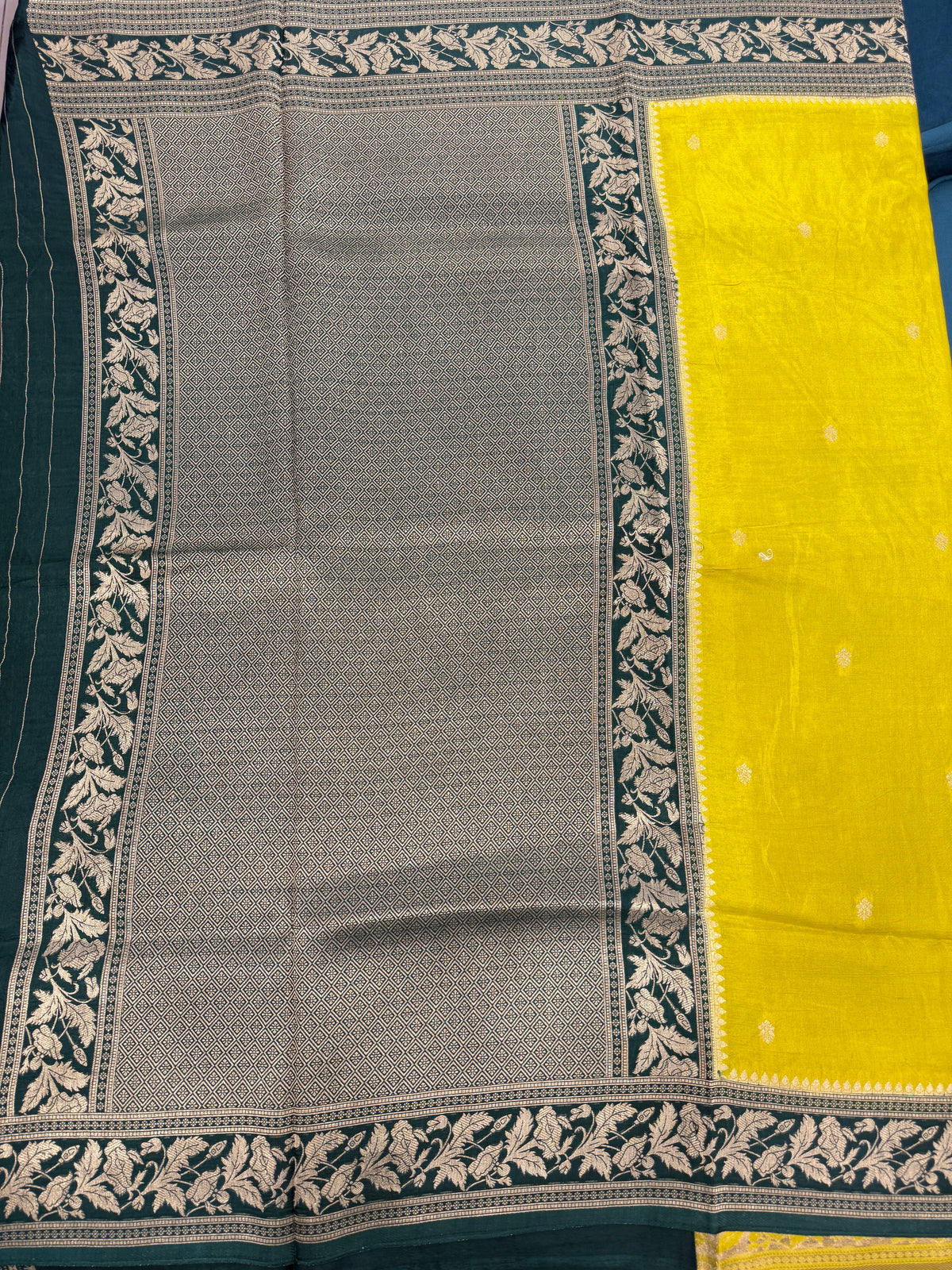 Yellow Semi Silk Saree 25