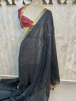 Black Soft Tissue Saree 82