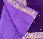 Purple Semi Silk Saree 25