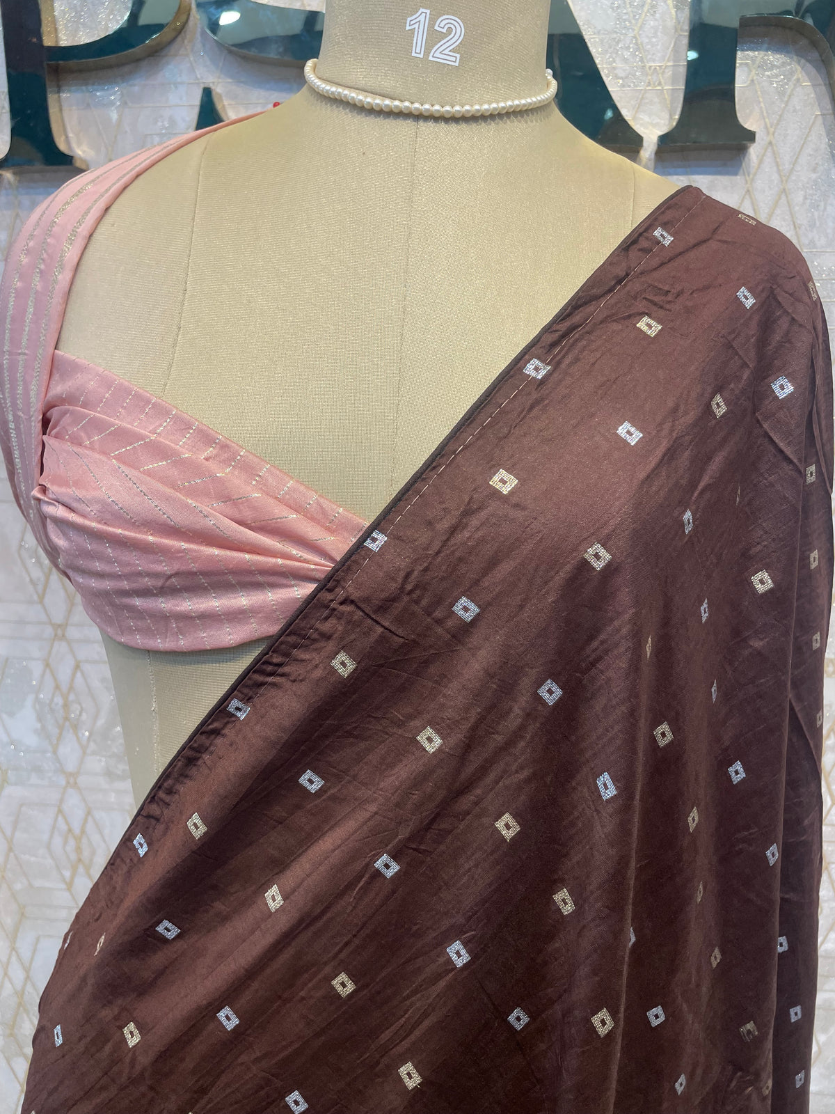 Brown Semi Silk Saree 42
