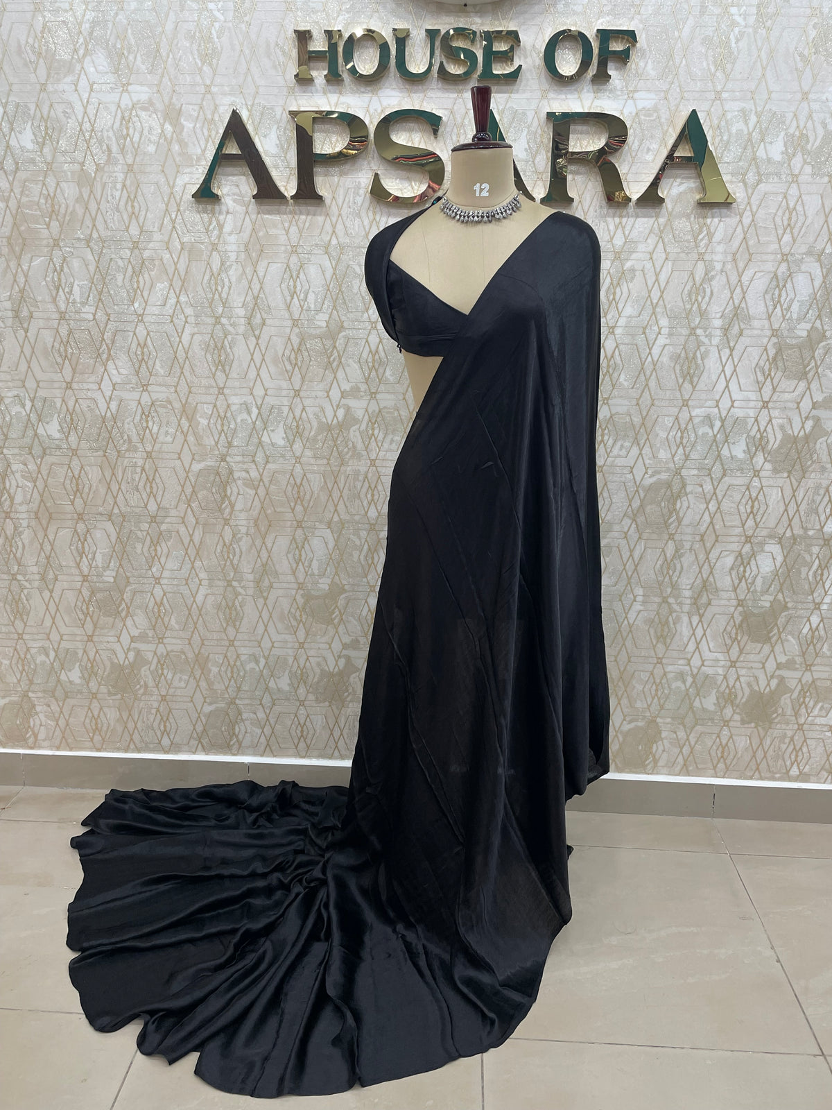 Black Semi Modal Saree 42