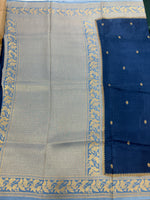 Royal Blue Semi Silk Saree 25
