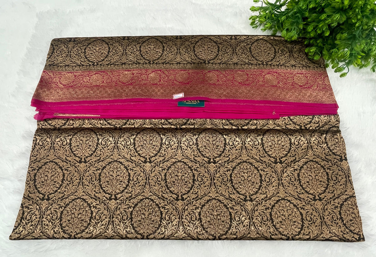 Pure Tussur Handblom Saree 12
