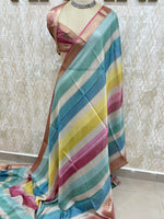 Pink Bombay Crepe Silk Saree 47
