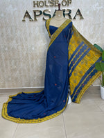 Blue Patchwork saree 317