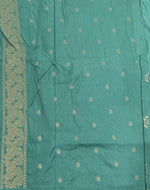 Sky Blue Banarasi Raw Silk Saree 32