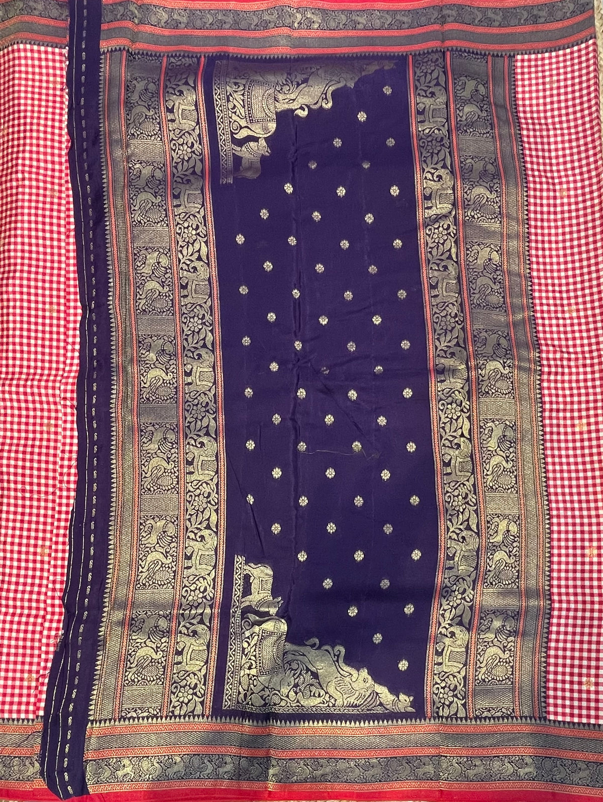 Pink n Purple Soft Silk Vintage Saree 300
