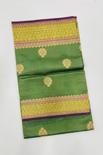 Green Pure Katan Designer saree 02