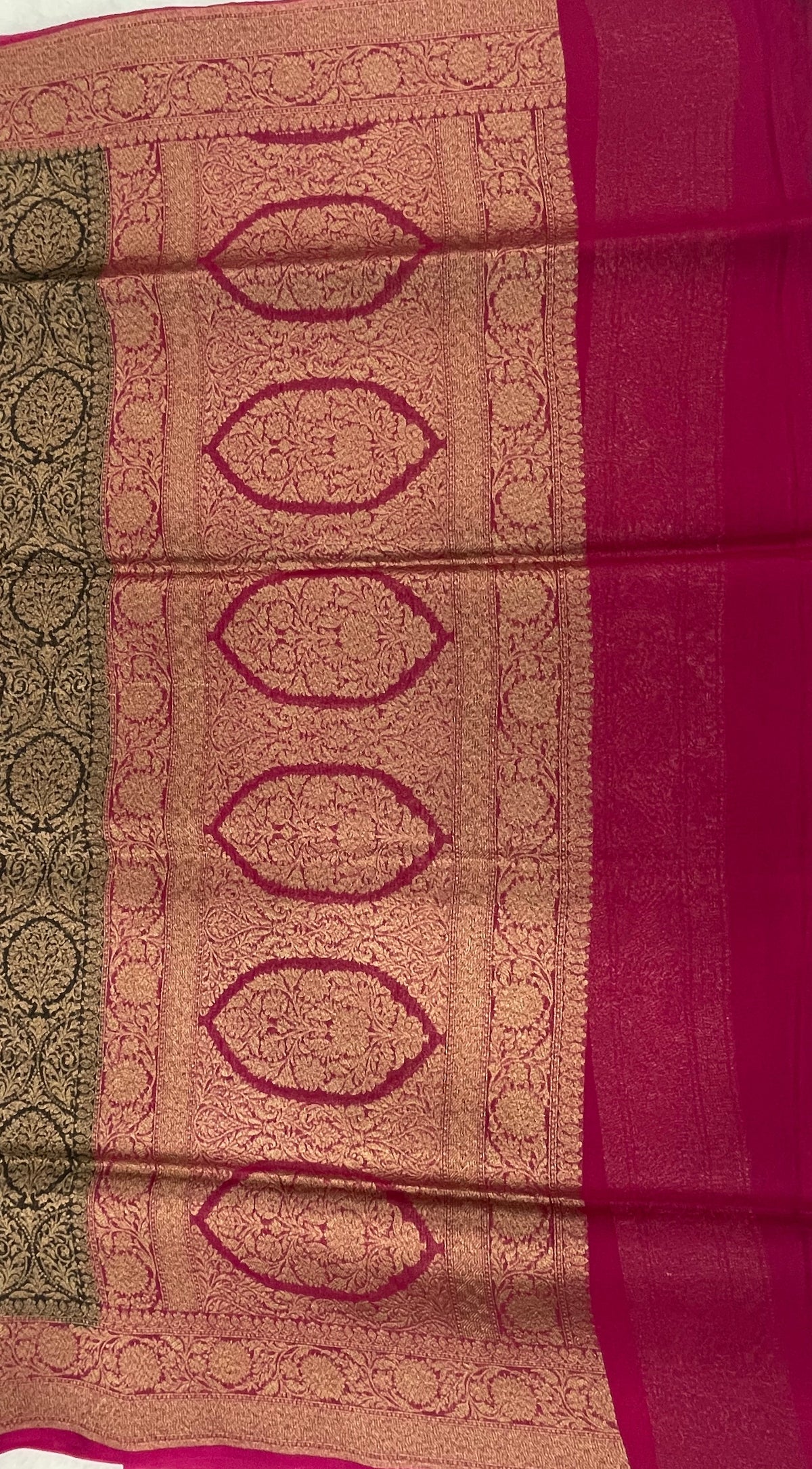 Pure Tussur Handblom Saree 12