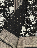 Black Assam Silk Saree 23