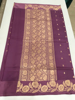 Onion Pink Pure Katan Designer saree 02