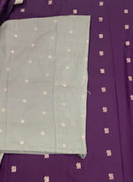 Wine n Mint Green Semi Silk Saree 42