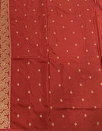 Orange Banarasi Raw Silk Saree 32