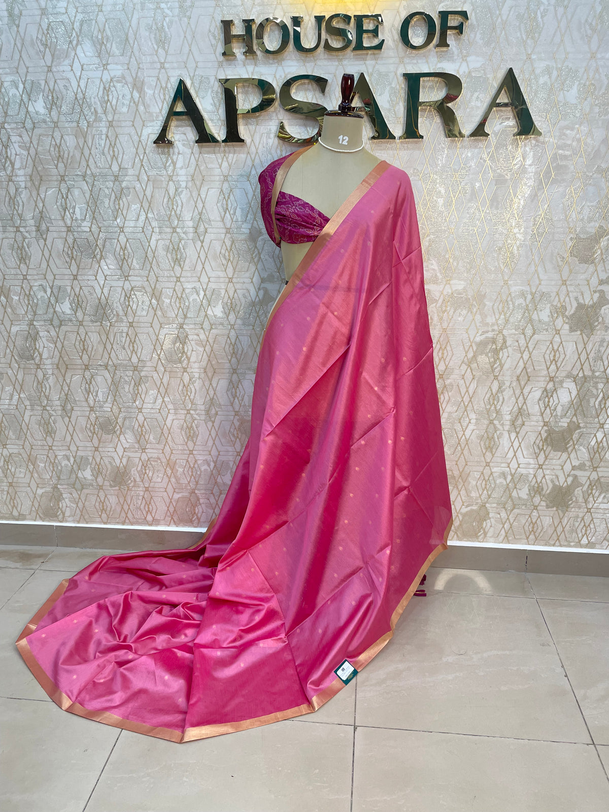 Pink Soft Tissue Saree 82