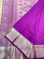Wine Semi Kanchi Tissue Saree 15