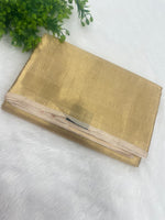 Gold Pure Tissue Brocade Saree 11