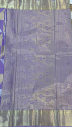 Lavender Semi Kanchi Tissue Saree 15
