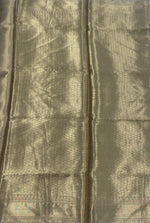 Gold Pure Tissue Brocade Saree 11
