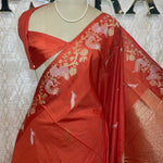 Orange Kota Doriya saree 311