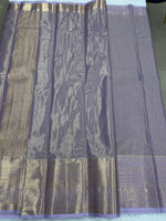 Gold n Lilac Brocade Semi Kanchi Tissue Saree