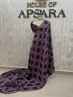 Wine Assam Silk Saree 23